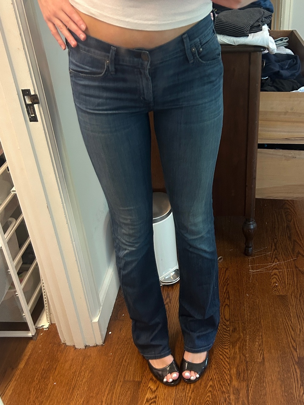 Citizens Of Humanity Dark Blue Bootcut Jeans